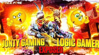 JONTY GAMING AND LOGIC GAMER EXPOSED😡JONTYGAMING LOGICGAMER7208 [upl. by Dibru]