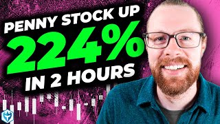 Penny Stock Goes Up 225 in 2 Hours [upl. by Harac954]