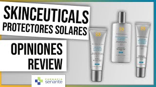 SKINCEUTICALS Mejores Protectores Solares Opiniones 🌼Review Solares Skinceuticals ⭐FARMACIA SENANTE [upl. by Horowitz]