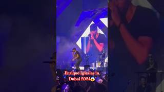 Enrique Iglesias in Dubai 2024 😱 shorts youtubeshorts music [upl. by Ahsema849]