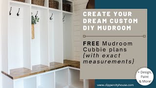 DIY Mudroom  How You Can Create The Perfect Custom Mudroom For Your Home [upl. by Peggie]