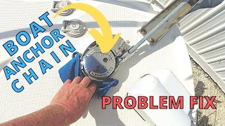 BOAT Anchor Chain SETUP  Problems with Lewmar V700 Windlass [upl. by Inava]