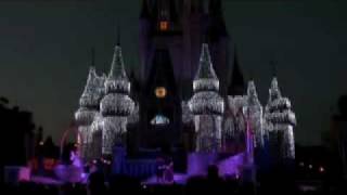 Cinderella Castle Lighting Ceremony Holiday Wish [upl. by Norahs]