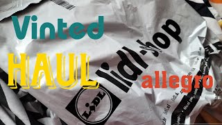 VLOG zakupy LIDL ALLEGRO i VINTED [upl. by Ardys]