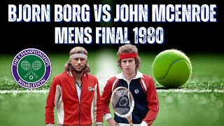 BJORN BORG VS JOHN MCENROE  1980 MENS WIMBLEDON FINAL [upl. by Londoner]