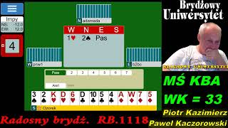 Radosny Brydż RB1118 [upl. by Asylem150]