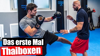 Discopumper beim Thaiboxen Training bei Weltmeister Marinko Neimarevic [upl. by Mercer]