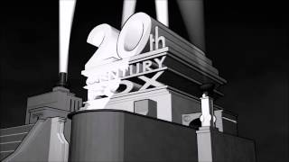 20th Century Fox Logo 1953 BampW Cinemascope Remade [upl. by Doll]