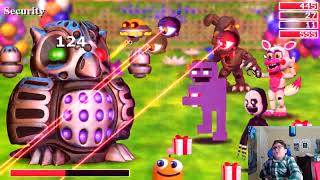 FNAF World part 10  1 shoting Scott Cawthon and Chippers revenge with slasher [upl. by Nerhtak623]