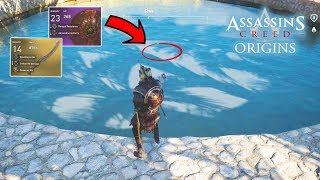 Assassins Creed Origins  New Legendary Weapons and Gear A Long Drink Papyrus Guide [upl. by Nirak]