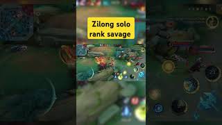 Zilong solon rank savage mobilelegends soloplayer mlbb bestsoloplayer zilong [upl. by Adnwahsat602]