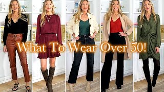 13 FALL Outfits for Women Over 50 Fall LOOKBOOK 2022  9 Bonus Sweaters [upl. by Asil]