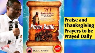 MFM 70 Days Prayer and Fasting 2024 Praise and Thanksgiving Prayer Points Daily by Dr DK Olukoya [upl. by Teferi]