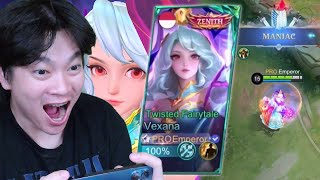 Review Skin Zenith Vexana Langsung Gw Beri Maniac  Mobile Legends [upl. by Imuyam]