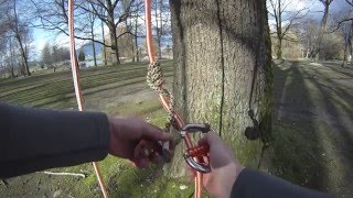 How to tie a Valdotain tresse  Arborist knot tying [upl. by Eeima]