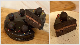 Only 3 Ingredient Chocolate Cake On tawa  No Cream No Oven Kadai Eggs Super Easy Chocolate Cake [upl. by Epuladaugairam]