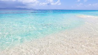 Blue Therapy 3 Hours of Ocean Ambience on a Tropical Island 4K Video [upl. by Getraer]