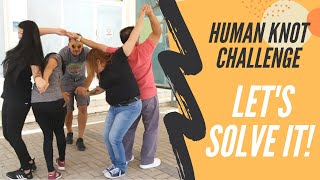 Human Knot Challenge HOW TO PLAY amp SOLUTION [upl. by Yror661]