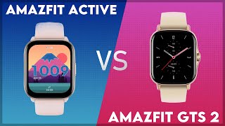 Amazfit Active vs Amazfit GTS 2 Comparison [upl. by Loseff570]