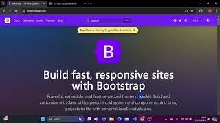 Bootstrap 5 Layout  SINTECH [upl. by Esinehc132]