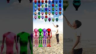 November 13 2024 four alian and me different head maching red amp green vs pink fanny vfx magic video [upl. by Tobie694]