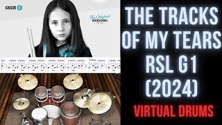 The Tracks Of My Tears  Rockschool Grade 1 Drums 2024 [upl. by Malloy]