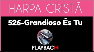 Grandioso És TuHarpa Cristã526 Playback Para MulherSem Intervalos 🎹 Korg Pa3x [upl. by Liahcim]