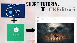 Short tutorial of CKEditor5 in Aspnet coreHow to upload fileimage using ckeditor5 in aspnet core [upl. by Madox]