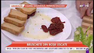 „Bruschete din roșii uscate” o rețetă simplă și delicioasă [upl. by Ellenej]