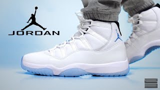 Air Jordan 11 Legend Blue Review amp OnFeet Look A Classic Returns [upl. by Aimekahs182]