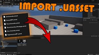 How To Import uasset Files Into Unreal Engine 45 Tutorial [upl. by Gnanmas]