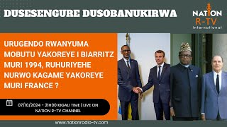 URUGENDO RWANYUMA MOBUTU YAKOREYE I BIARRITZ MURI 1994 RUHURIYEHE NURWA KAGAME MURI FRANCE [upl. by Gay]