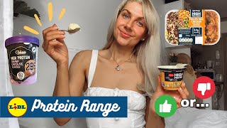 LIDL UK HIGH PROTEIN RANGE  HITS AND MISSES [upl. by Iives]