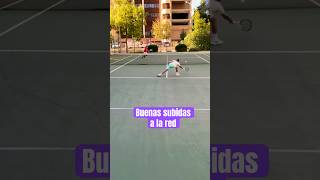 🎾 Algunas Subidas a la Red ✨ Jugada de Tenis en Español shorts [upl. by Naujtna]