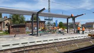 Neubrandenburg Sanierung Bahnhof 962017 [upl. by Anead170]