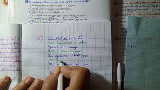 CM1  Grammaire  Les déterminants page 8 cahier d activités Le trésor des mots [upl. by Wenger]