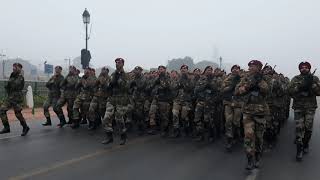 Para SF Republic Day Parade Practice at Rajpath 2020 [upl. by Llenyt]