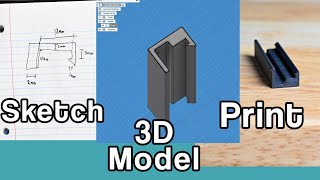 Designing Your First Functional 3D Printed Parts  Basic Fusion 360 3D Printing [upl. by Nidraj]