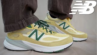 These are FRESH 🍋  New Balance 990v6 Pale Yellow Sulfur Review amp On Feet [upl. by Toney]