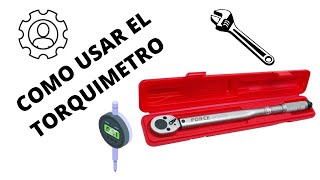 Como Utilizar el TORQUIMETRO [upl. by Airretnahs]