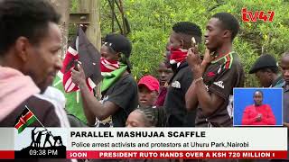 Police arrest activists and protestors at Uhuru Park [upl. by Sucerdor146]