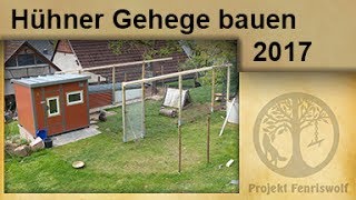 Hühner Gehege planen  anlegen  bauen [upl. by Atik]