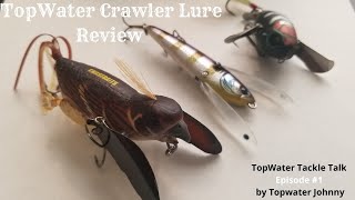 Chasebait The Smuggler DStyle Reserve lure Micro Pompadour  Topwater Tackle Talk Episode 1 [upl. by Sewel]