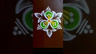 Beautiful Friday special simple rangoli kolam design 🌺shorts trending muggulu kolam art [upl. by Oilalue]