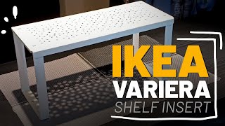 Ikea Variera Shelf Insert Assembly [upl. by Meerak619]