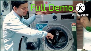 Panasonic Washing machine  Front Door  Full demo  Full review  6 Kg 1000 rpm [upl. by Colner]