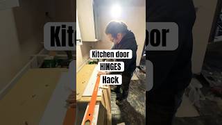 Hack on how to fix hinges on a kitchen unit door [upl. by Bobine]