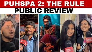 Pushpa 2 Public Talk amp Review  Public Reaction  Allu Arjun  Sukumar  Rashmika Mandanna [upl. by Ennayt]