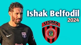 كل ما قدمه الجزائري اسحاق بلفضيل مع فريق صباح 2024  اهداف ومهارات Ishak Belfodil Sabah FK [upl. by Ynnel372]