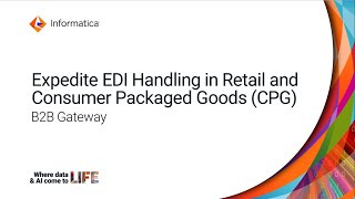 Expedite EDI Handling in Retail and Consumer Packaged Goods CPG with B2B Gateway [upl. by Lovich213]